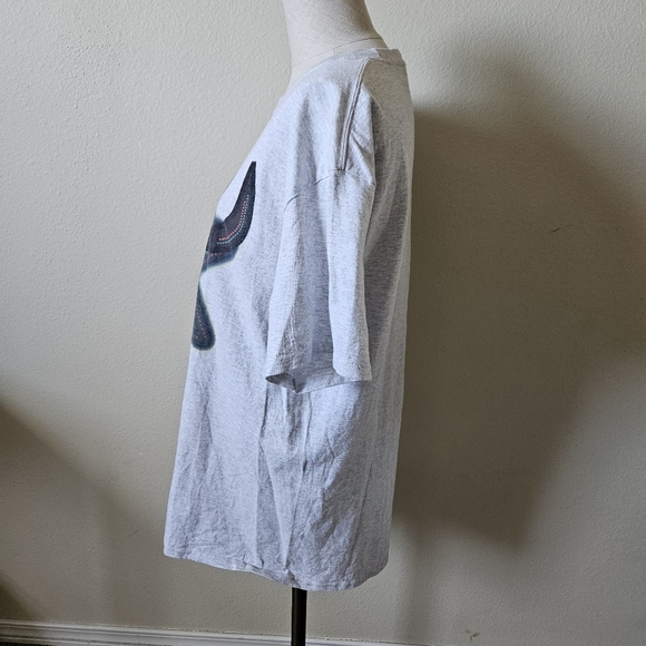 Source Unknown Gray and Blue Short Sleeve Tee - Picture 3 of 5